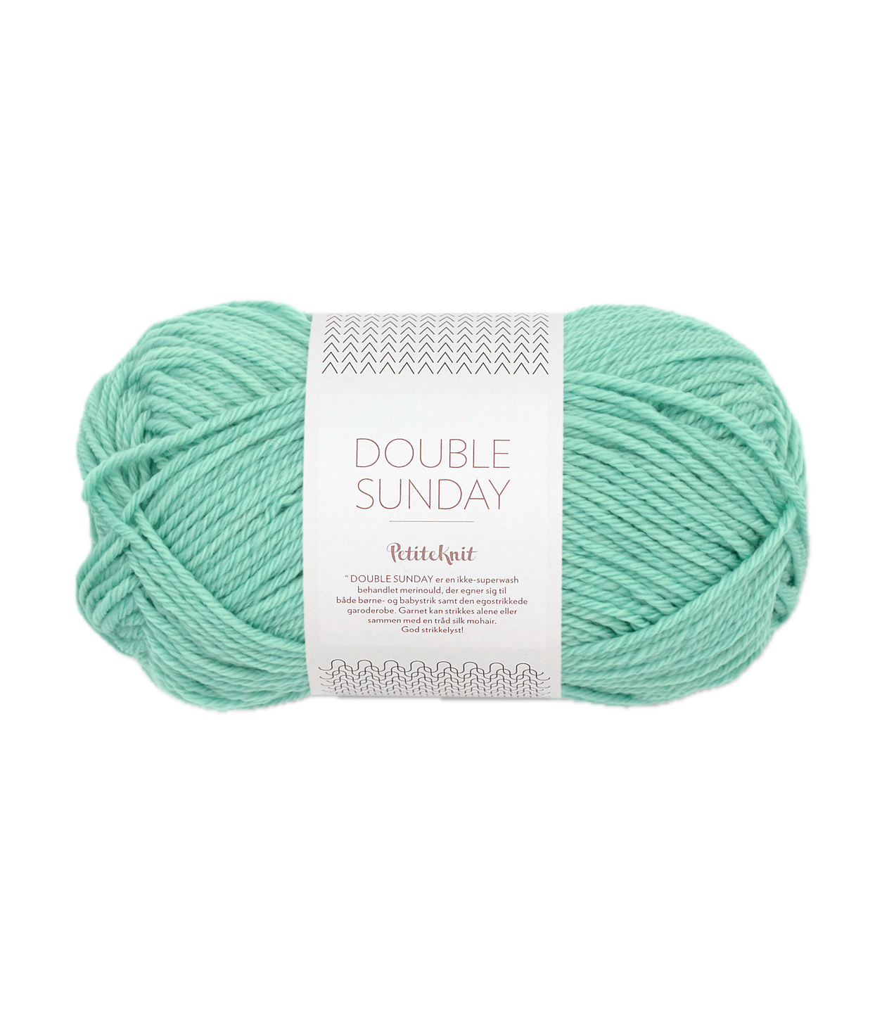11147723_Mint_300dpi_Noste-bakgrunn fjernet PetiteKnit Double Sunday 7723 Mint - Bilde 1