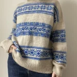 Le Knit Porcelain sweater - Strikkepakke