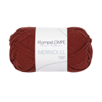 Garnnøste av typen KlompeLOMPE Merinoull fra Sandnes garn i fargen Rust