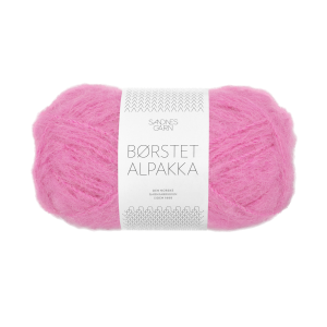 Garnnøste av typen Børstet Alpakka fra Sandnes garn i fargen Shocking Pink