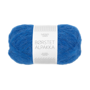 Garnnøste av typen Børstet Alpakka fra Sandnes garn i fargen Jolly Blue
