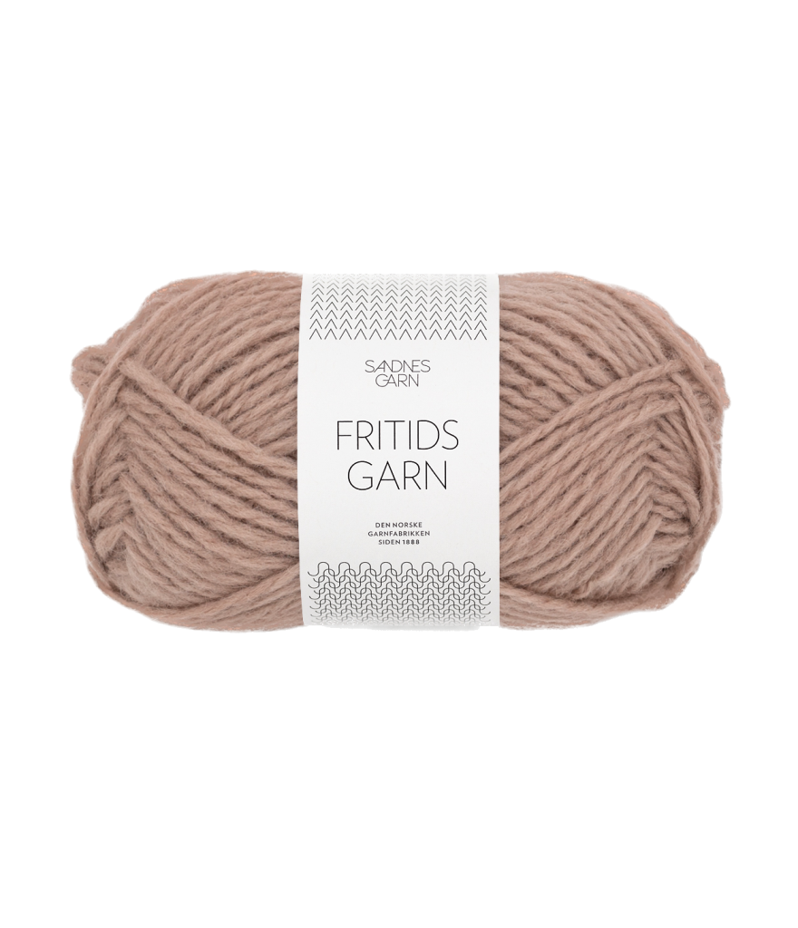 Garnnøste av typen Fritidsgarn fra Sandnes garn i fargen Lys Eikenøtt