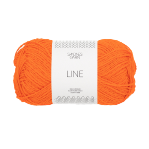Garnnøste av typen Line ra Sandnes garn i fargen Orange Tiger