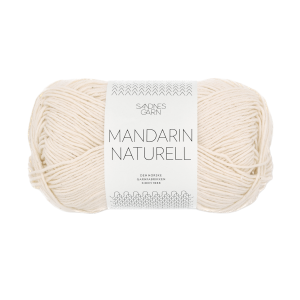 Garnnøste av typen Mandarin Naturell fra Sandnes garn i fargen Natur