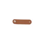 Brun  skinnlapp, 60x15mm