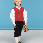 Vestfoldbunad til gutt - Strikkepakke