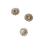 Strassknapp, 19mm "bling" gull