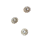 Strassknapp, 13mm "bling" gull