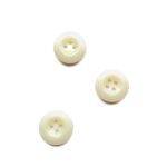 Knapp, 18mm, hvit