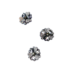 Strassknapp. 19mm "bling"