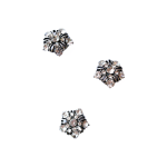 Strassknapp, 18mm "bling"