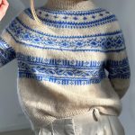 Le Knit - Porcelain Yoke Sweater, Strikkepakke