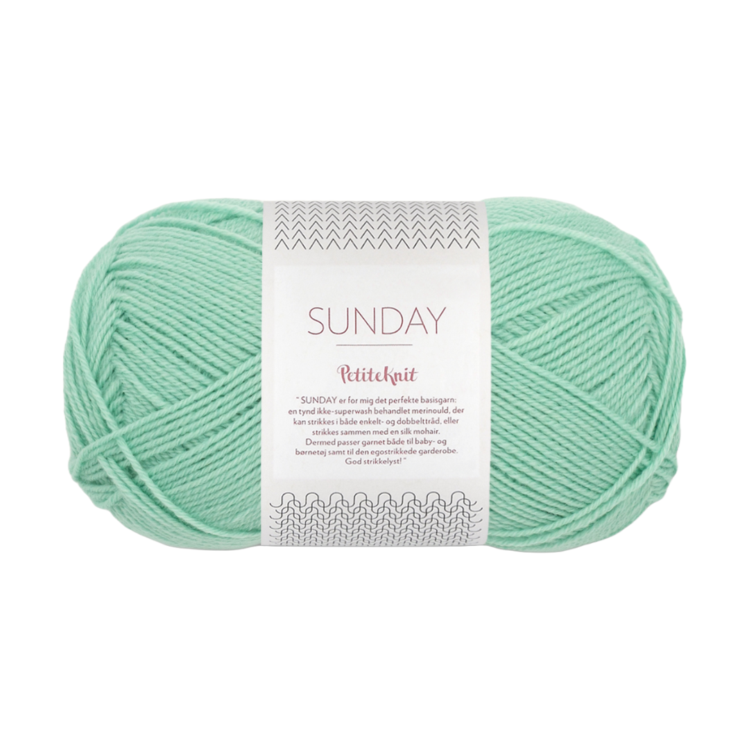 11127723 Mint Sunday Petiteknit Sandne Garn PetiteKnit Sunday 7723 Mint - Bilde 1