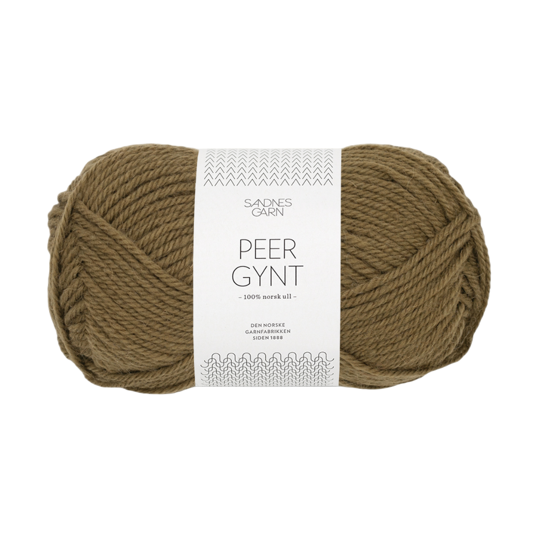Peer Gynt Sandnes Garn - Dark Olive 11019873 Peer Gynt 9873 Dark Olive - Bilde 1