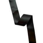 Satengbånd, 40mm, Sort/Svart