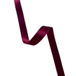 Satengbånd,  16mm, Vinrød