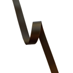 Satengbånd,  16mm, Brun