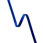 Satengbånd,  6mm, Blå