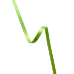 Satengbånd, 6mm, Lys Grønn