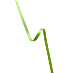 Satengbånd, 3mm, Lys Grønn