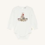 Langermet Body, Kanin med Julegaver "Beatrix"