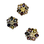 Strassknapp, multi farger, 23 mm