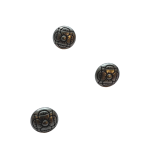 Tinnknapp, 11 mm, 4-kløver/"ULVIK"