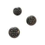 Tinnknapp, 17 mm "BRYNHILD"