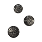 Tinnknapp, 17 mm "OSEBERG"