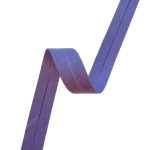 Skråbånd i bomull, 20mm, lys lilla