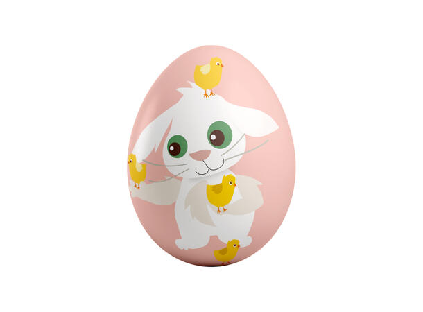 Påskeegg fra Blafre, Rosa, Kanin - Bilde 1