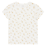 HCAustin,Hvit T-skjorte med blomster