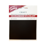 Selvklebende Nylonlapp, Sort