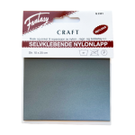 Selvklebende Nylonlapp, Grå Refleks