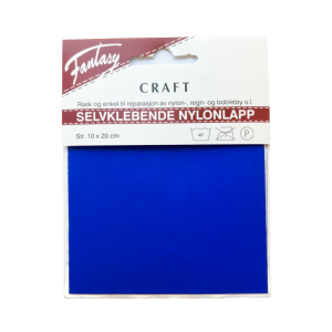 Selvklebende Nylonlapp, skarp blå   16*10cm