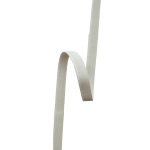 Elastikk, hvit, 15 mm