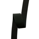 Elastikk, sort, 40mm