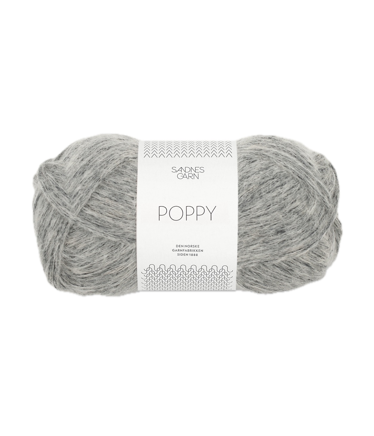 11981042_Graamelert_300dpi_Noste-bakgrunn fjernet Poppy Grey Melange 1042 - Bilde 1