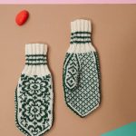 Vott med appelsinrose, Strikkepakke