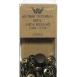 Trykknapp Anorak, Refil 15mm