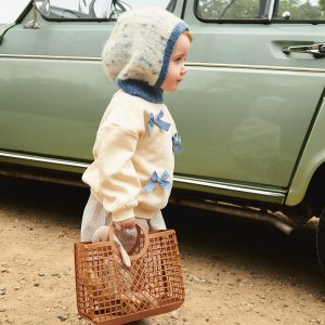2506 Nr. 3c - Hugsy Hood Junior i Kos og Poppy, Strikkepakke