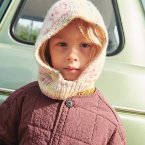 2506 Nr. 3a - Hugsy Hood Junior i Poppy, Strikkepakke