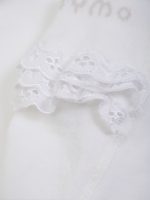 Strømpebukse, Hvit m/rysjer - Bilde 2