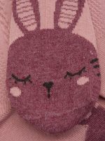 Sokker 2 pk, Rosa m/Kanin - Bilde 2