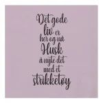 Serviett, Det gode liv...Strikketøy