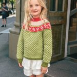 Blome genser junior i 4 farger, Strikkepakke