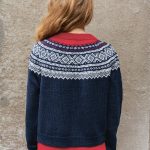 Marius damegenser med rundt bærestykke, Strikkepakke