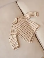 Islender genser  til baby, Strikkepakke - Bilde 2