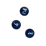 Knapp 14 mm, Mørk Blå