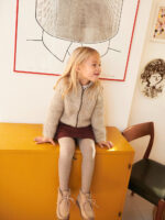 Tia Zipper Jacket Junior, Strikkepakke - Bilde 3